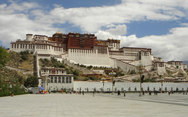 Обои картинки фото города, дворцы, замки, крепости, potala palace, lhasa, tibet