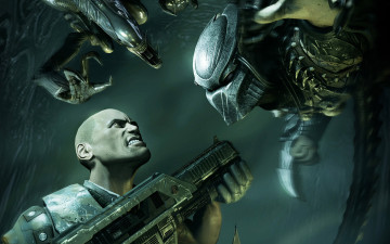 обоя aliens, vs, predator, видео, игры