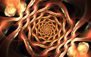 Картинка 3д графика fractal фракталы рисунок цвета