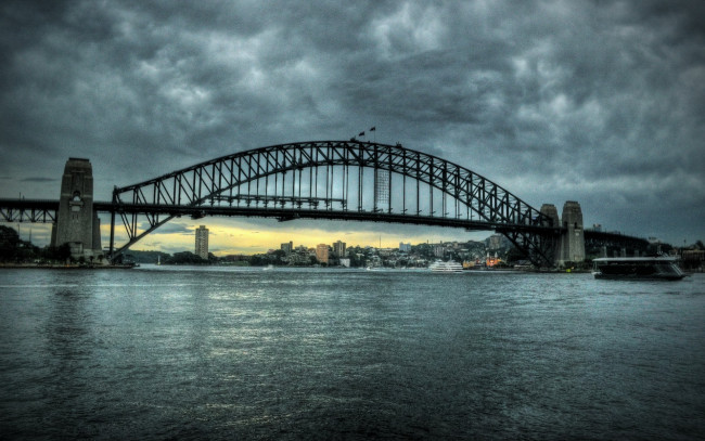 Обои картинки фото города, сидней, австралия, река