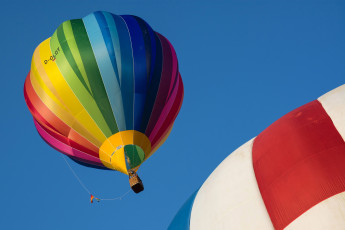 Картинка авиация воздушные+шары спорт шары небо