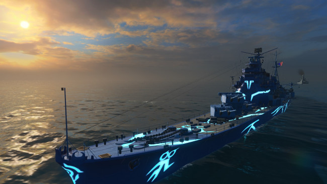 Обои картинки фото видео игры, world of warships, море, корабль