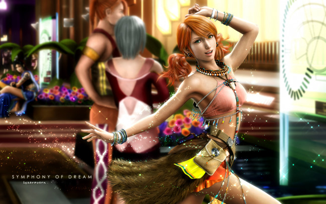 Обои картинки фото видео игры, final fantasy xiii, девушка