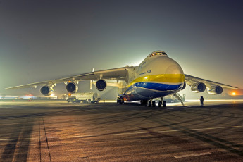 Картинка ан-225+мрия авиация грузовые+самолёты ан 225 самолет украина вес 590 тонн грузоподъемность 254 тонны скорость 762 км взлет ан-225 мрия