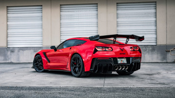 Картинка автомобили corvette chevrolet zr1