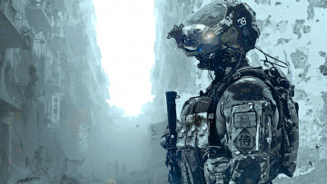 Картинка фэнтези роботы +киборги +механизмы special forces