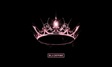обоя музыка, black pink, blackpink, the, album, k-pop, кoрoна, минимализм