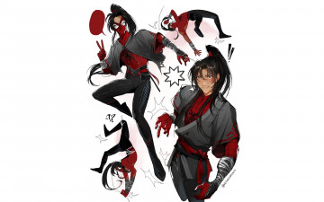 Картинка аниме mo+dao+zu+shi вэй усянь человек-паук костюм