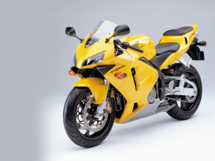 Картинка мотоциклы honda желтый спортбайк cbr хонда rr 600
