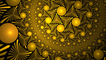 Картинка 3д графика fractal фракталы фон