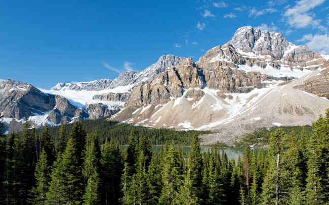 Обои картинки фото banff, national, park, canada, природа, горы, лес