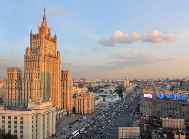 Обои картинки фото города, москва , россия, здания, улица