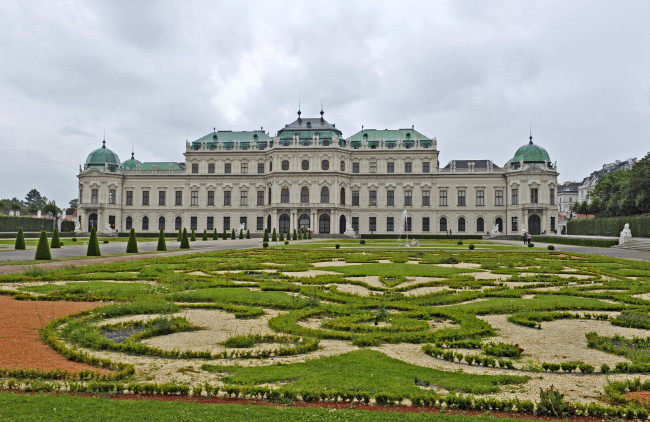 Обои картинки фото города, вена , австрия, дворец, бельведер
