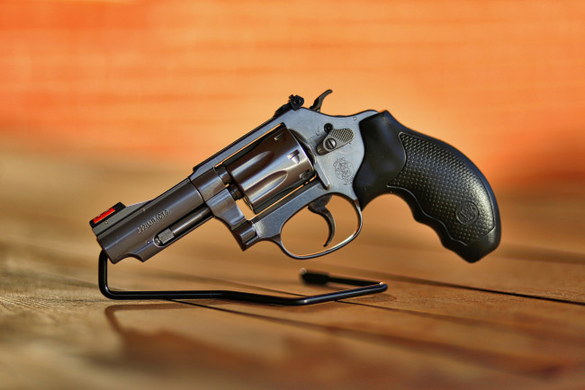 Обои картинки фото smith & wesson 63, оружие, револьверы, ствол