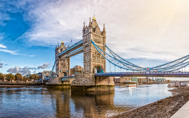 Обои картинки фото города, лондон , великобритания, tower, bridge