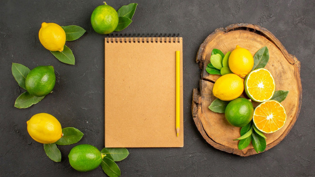 Обои картинки фото еда, цитрусы, лаймы, лимоны