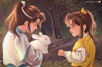 Картинка аниме mo+dao+zu+shi лань циньи цзинь лин кролик