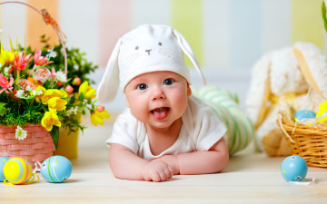 Картинка разное дети ребенок шапка цветы яйца