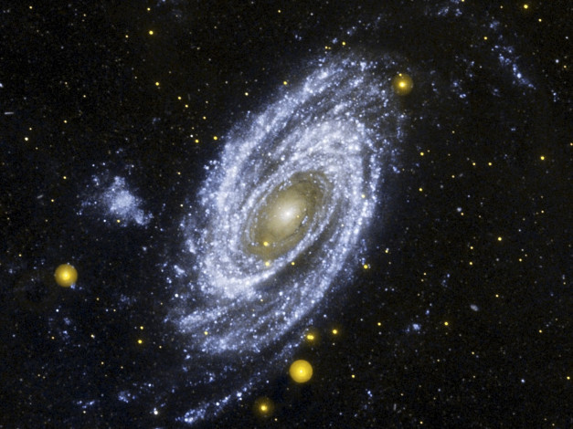 Обои картинки фото m81, космос, галактики, туманности