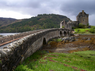 Картинка eilean donan castle города замок эйлиан донан шотландия