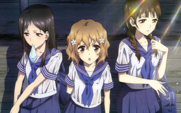 обоя аниме, hana, saku, iroha, hana-saku