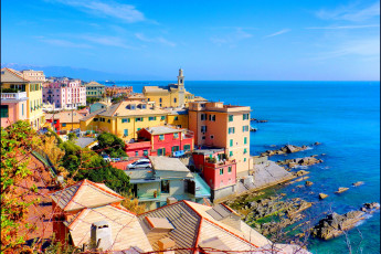 Картинка генуя города -+пейзажи море италия