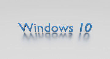 обоя компьютеры, windows 10, фон, логотип