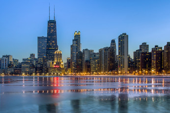 Картинка chicago города Чикаго+ сша панорама небоскребы