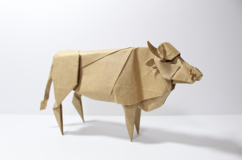 Картинка разное ремесла +поделки +рукоделие корова оригами