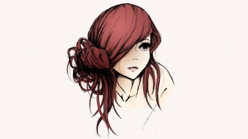 Картинка аниме fairy+tail девушка красные волосы арт эльза fairy tail erza