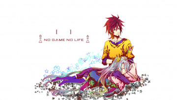 Картинка аниме no+game+no+life двое