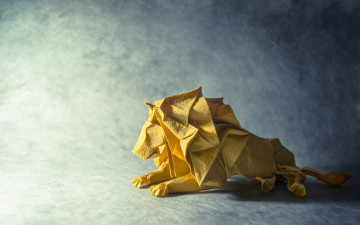 Картинка разное ремесла +поделки +рукоделие оригами лев