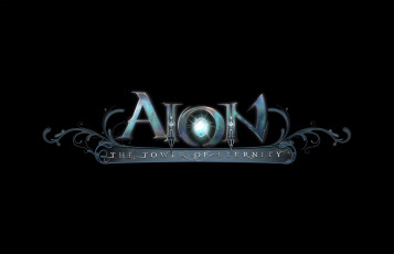 обоя видео игры, aion,  the tower of eternity, название, логотип