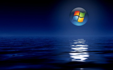 Картинка компьютеры windows vista longhorn море эмблема