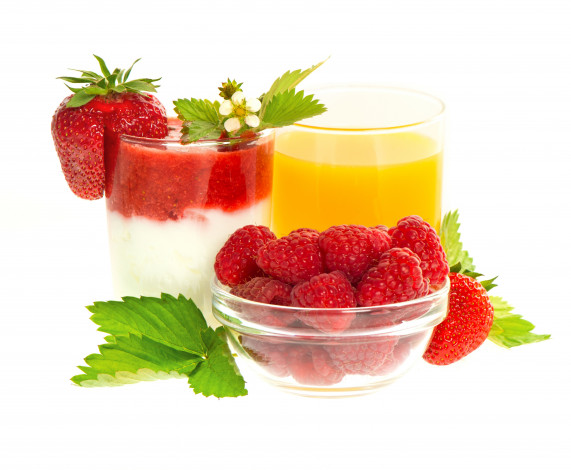Обои картинки фото еда, фрукты, ягоды, сок, десерт, клубника, малина