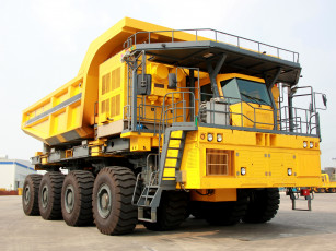 Картинка техника строительная+техника желтый truck mining drive ac 220e gw