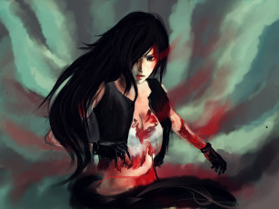 Картинка аниме final+fantasy tifa lockhart девушка кровь