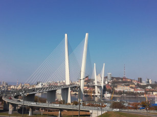 Картинка владивосток города -+мосты город россия мост золотой рог
