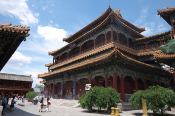 Картинка лама храм пекин города буддистские другие храмы пагода колонны
