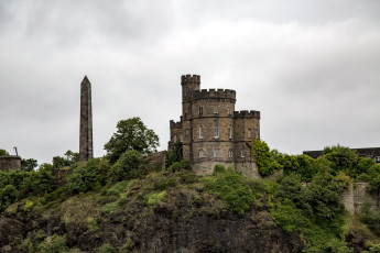 Картинка города эдинбург+ шотландия башни замок