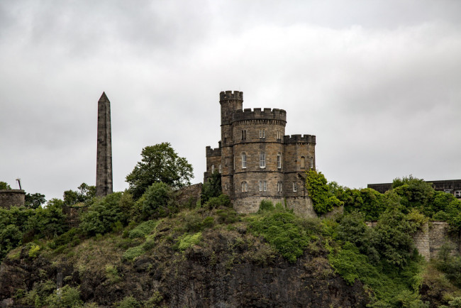 Обои картинки фото города, эдинбург , шотландия, башни, замок