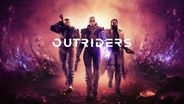 Картинка outriders+ 2019 видео+игры ---другое шутер outriders e3 постер people can fly square enix