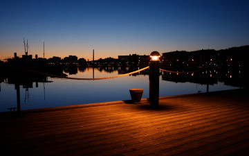 Картинка lahti finland города огни ночного