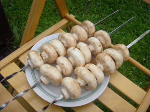 Картинка еда грибы грибные блюда шампиньоны шомпура