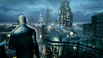 Картинка hitman absolution видео игры мужчина город