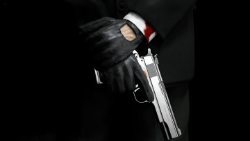 Картинка hitman absolution видео игры руки пистолет