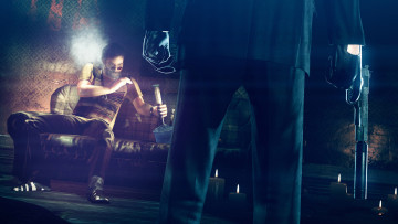 Картинка видео игры hitman absolution комната оружие мужчины