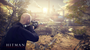 Картинка видео игры hitman absolution мужчина оружие