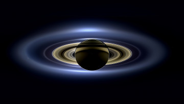 Картинка космос арт планета кольца
