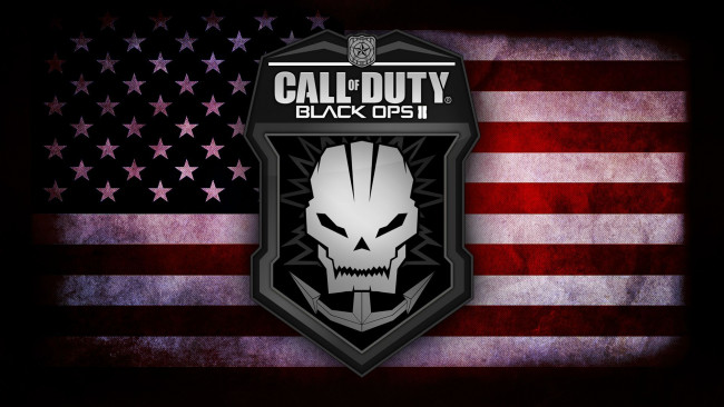 Обои картинки фото call of duty,  black ops ii, видео игры, логотип, фон